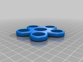 meine angepasste sehr fidget spinner 5 ray 1 Cent mechanische Spielzeuge kundengebundene 3d print model - Mito3D