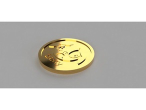 désolé pièce de monnaie pièces et badges mlp 3d print model - Mito3D