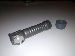 tailcap magnet zebralight h602-Scheinwerfer diy Taschenlampe Scheinwerfer lumenreviews neodimio 3d print model - Mito3D