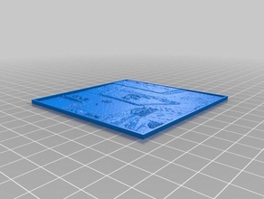 dd litho painel Arte 2d personalizado 3d print model - Mito3D