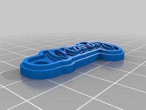 amanda keychain keychains customized 3d print model - Mito3D