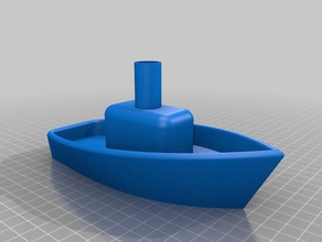 barco a vapor A impressão 3d 3d print model - Mito3D