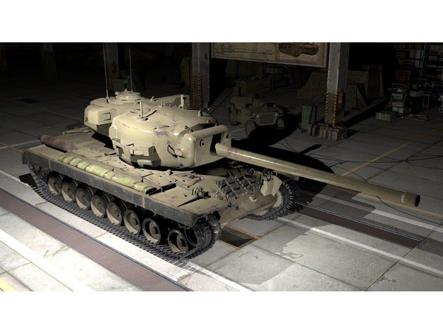 t29 vehicles american model tank world tanks 3D print model - Mito3D