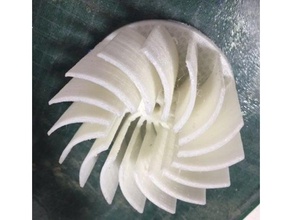 turbine centrif Teile Zentrifuge fan 3d print model - Mito3D