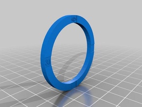 campagnolo cs-002 8 speed cassette spacer ring sport & outdoors 3d print model - Mito3D