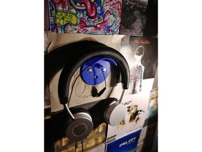 téléphone tête de bâti mur support fil l'électronique le chargeur casque d'écoute titulaire stand mural 3d print model - Mito3D