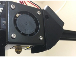 tronxy x1 40mm fan shroud 3d printer parts 3d print model - Mito3D
