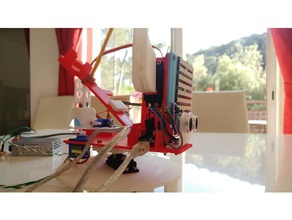akıllı arduino taret Robotik tabanlı nano uno mancınık ucuz kolay hızlı proje robot sentry 3d print model - Mito3D