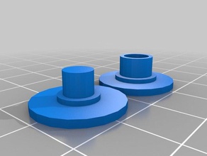plain spinner caps - super simple 3d printing fidget cap hlmodtech tinkercad tutorial 3d print model - Mito3D