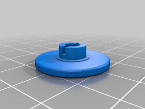 parametric spinner cap toy & game accessories 608 bearing fidget openscad 3d print model - Mito3D