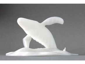 grande baleia pulando animais baleia-azul barco violação pescador chapéu humanos jubarte pular salto assistir 3d print model - Mito3D