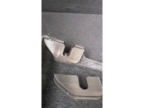ford focus cargo cover bracket hutablagenclip automotive 3d print model - Mito3D