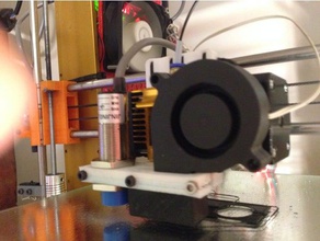 mk8 air nozzle blower sensor 3d printer parts fan duct support 3d print model - Mito3D