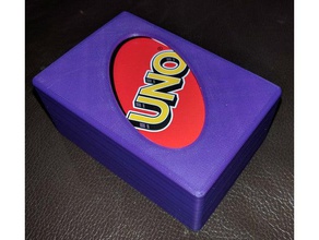 uno-Karten-box Spiele box Spiel-Karten uno 3d print model - Mito3D