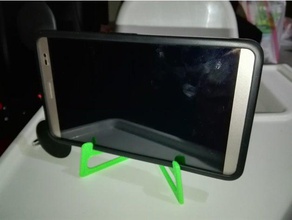 moblie phone stand high version mobile 3d print model - Mito3D