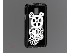 samsung galaxy s5 gear Fall Genf-Mechanismus Handy Gang gearcase Telefon-Fall 3d print model - Mito3D