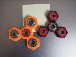 spinners o3d v1 orange & v2 purple toys games bearings fidget olba3d red spinner toy 3d print model - Mito3D