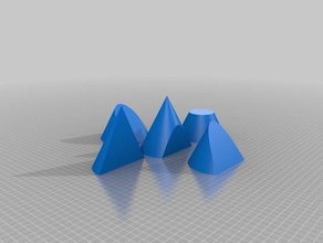die konischen Abschnitten math 3d print model - Mito3D