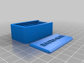 battery box containers customized 3d print model - Mito3D