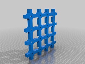 4x4 led cubo de la base 5 mm s juegos 3d print model - Mito3D