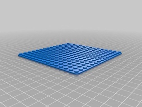lego-kompatible Grundplatte 15x15 Bau-Spielzeug kundengebundene 3d print model - Mito3D