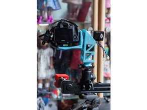 2 assi di rotazione utilizzare i motori passo nema 17 gear box la fotocamera 3d print model - Mito3D
