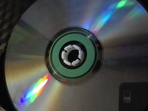 imprimable pin cd dvd disque le bricolage de luminaire partie la broche 3d print model - Mito3D