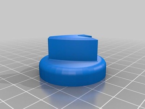 spock panela de botão peças substituição 3d print model - Mito3D