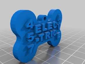 dog tag 3d-drucken 3d print model - Mito3D