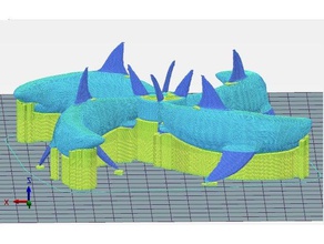 shark spinner giochi 3d print model - Mito3D