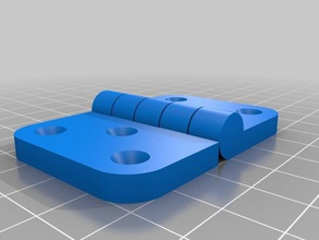 meine angepasste parametrische Scharnier Teile kundengebundene 3d print model - Mito3D