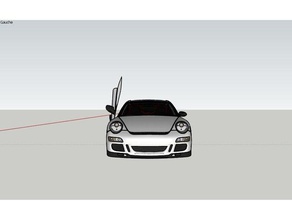 porche 911 3d printing gt3 voiture arduino 3d print model - Mito3D