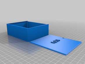 giro del coperchio della scatola i contenitori su misura 3d print model - Mito3D