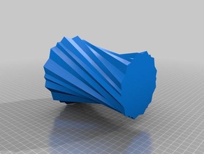 vase v1 Dekor Blumen-vase 3d print model - Mito3D
