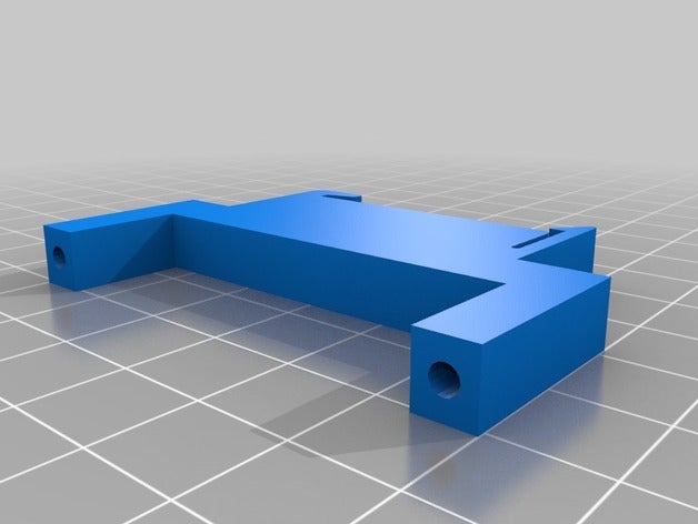 ldc 20x4 din suporte eletrônica personalizado 3D print model - Mito3D