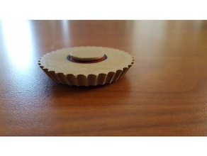 peanut butter cup fidget spinner mechanical toys 3d print model - Mito3D