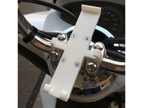 iphone 6 motocicleta titular manillares de 22mm la automoción el se monta 3d print model - Mito3D
