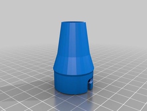 colchão de ar bocal da bomba peças substituição coleman inflador bico 3d print model - Mito3D
