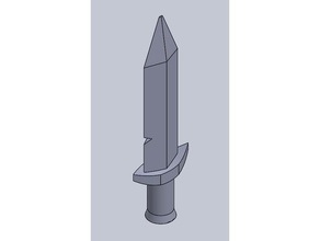 lego clash clans barbares épée jouets & accessoires de jeux compatible 3d print model - Mito3D