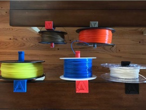 spool-Halter 3d Drucker Zubehör dagoma Schreibtisch einfach drucken filament-Halter filament spool holder Veranstalter Schraube 3d print model - Mito3D