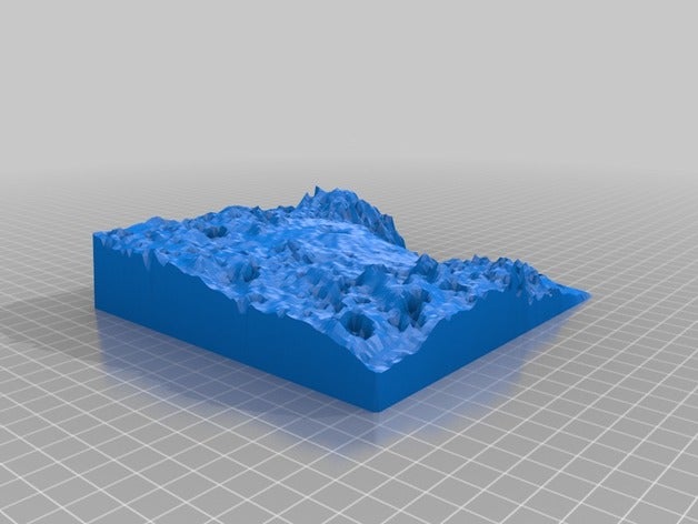 syrtis major física e astronomia 3D print model - Mito3D