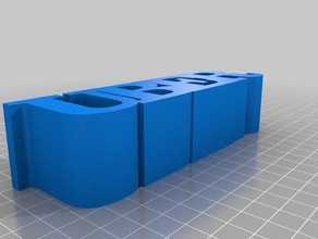 my customized 4 letters row art 3d print model - Mito3D