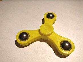 steel ball fidget spinner mechanical toys 3d print model - Mito3D
