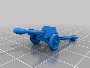 37mm stielgrenat anti tank bomb toy & game accessories 15mm scale artillery flames war miniwargaming wargame wargames model wargaming ww2 weapons wwii 3d print model - Mito3D
