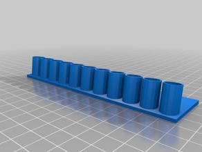 my customized sharpie marker holder organization 3d print model - Mito3D