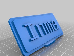 inma de la oficina personalizado 3d print model - Mito3D
