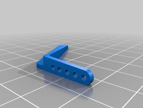 servo armas 90 120 graus v-cauda r c veículos 3d print model - Mito3D