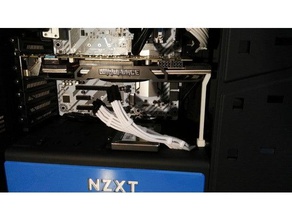 suporte gpu nzxt h440 máquinas-ferramentas gtx 970 3d print model - Mito3D