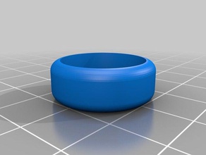 la moitié de pilule anneau 18mm 2w 8h les anneaux personnalisé 3d print model - Mito3D