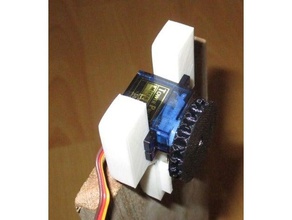 blind chain pulley servo bracket electronics 3d print model - Mito3D
